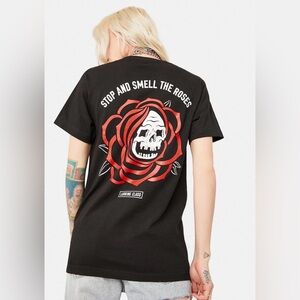 🌹💀Dolls Kill Lurking Class “Smell The Roses” Graphic Tee